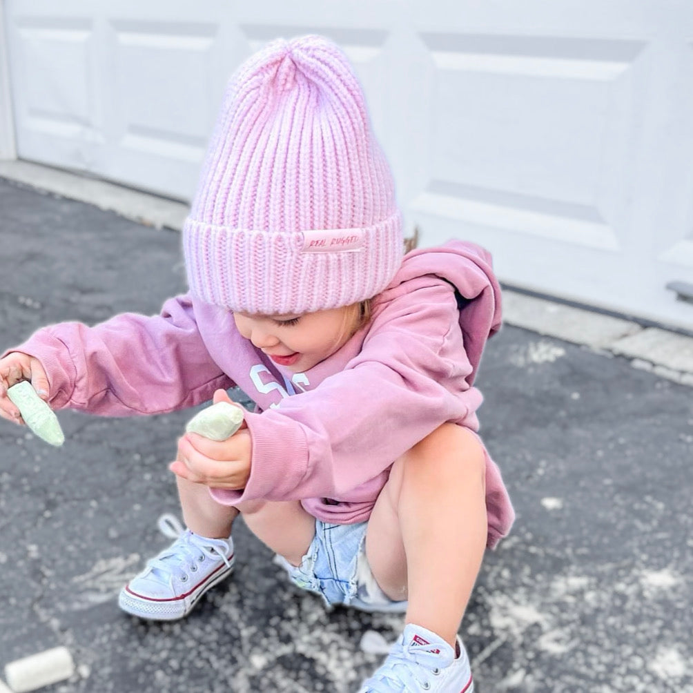 Lavender Rose Beanie