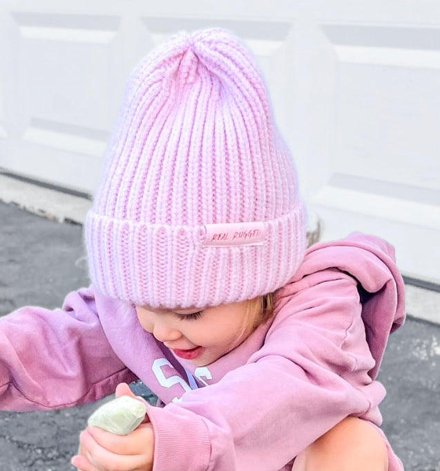 Lavender Rose Beanie