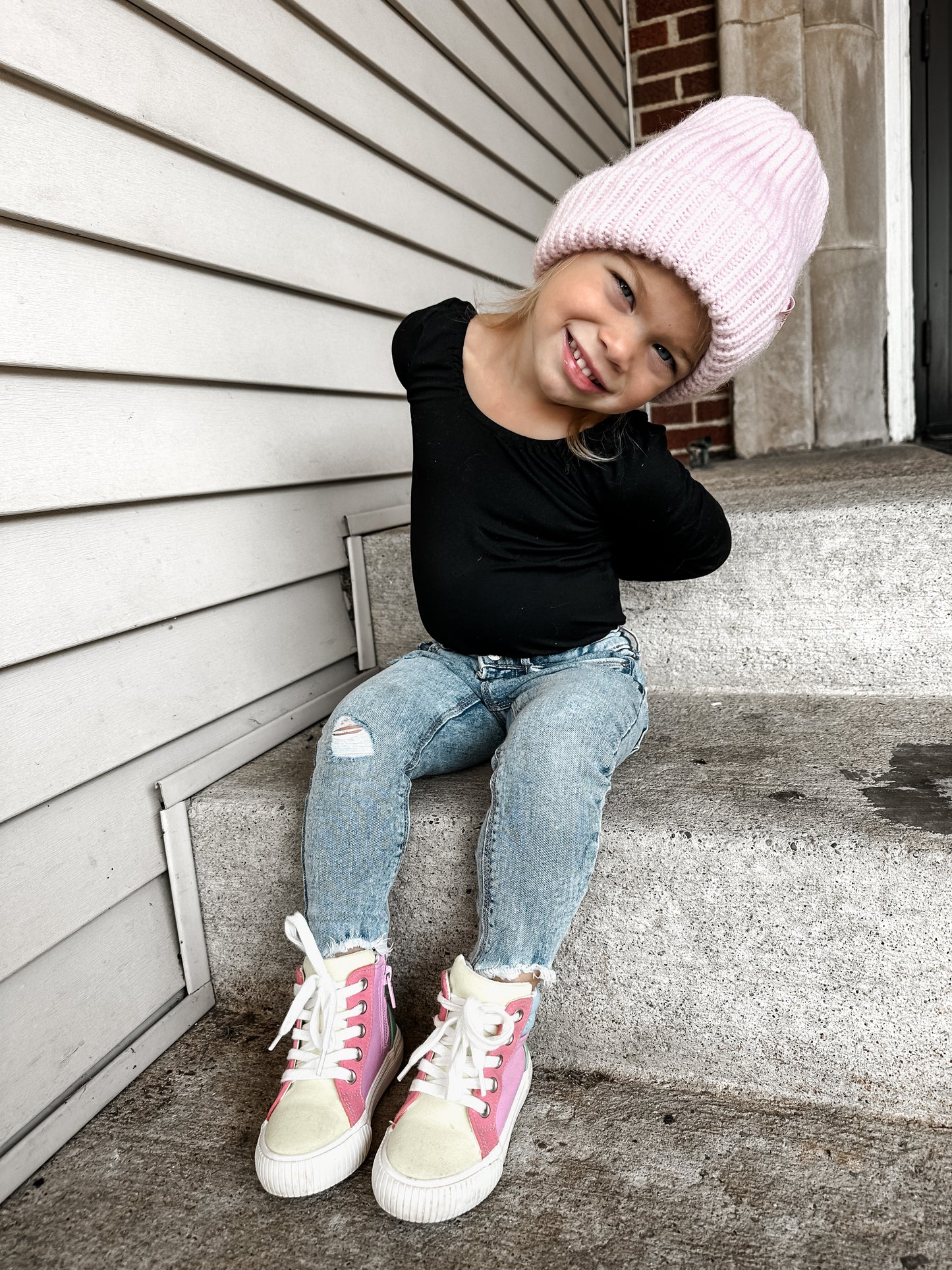 Lavender Rose Beanie