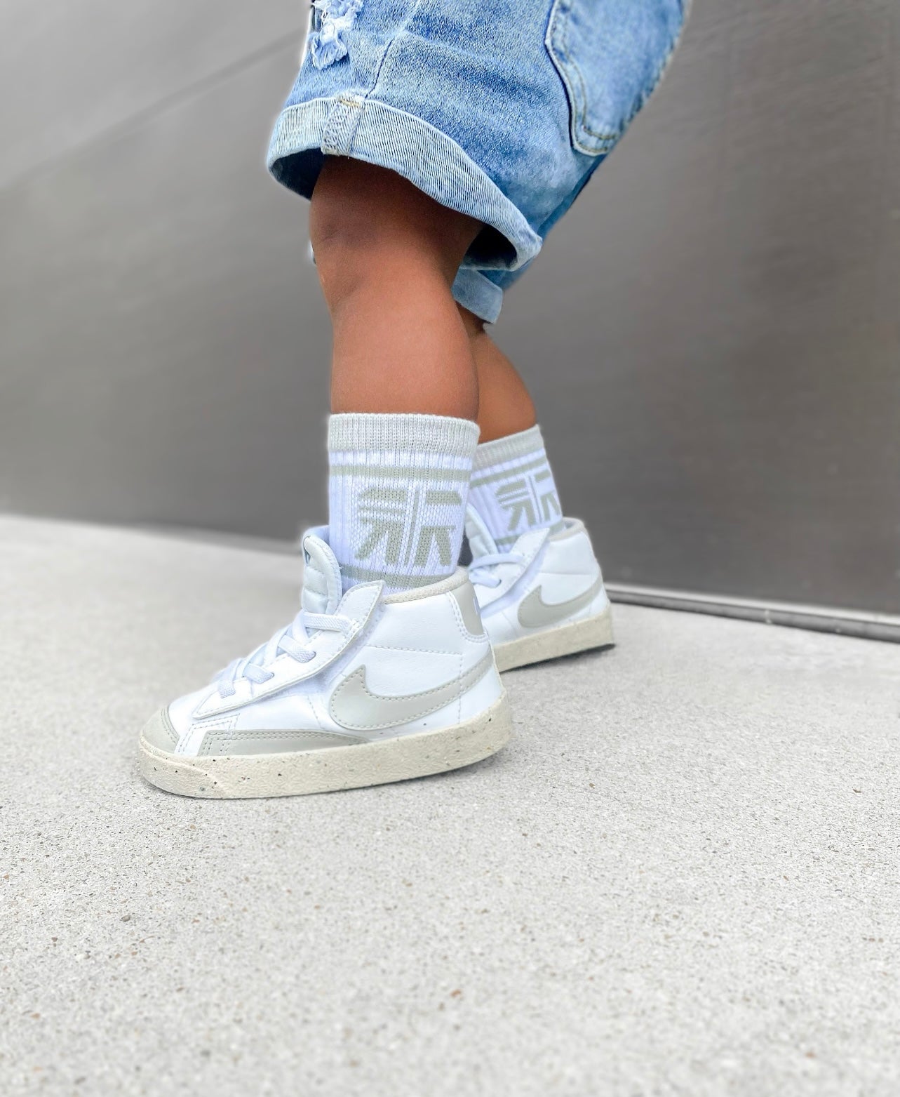 Gray + White Toddler Sock Pack