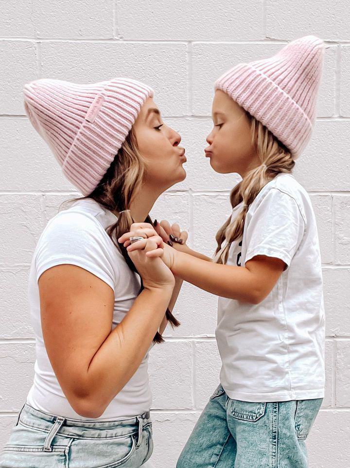 Lavender Rose Beanie