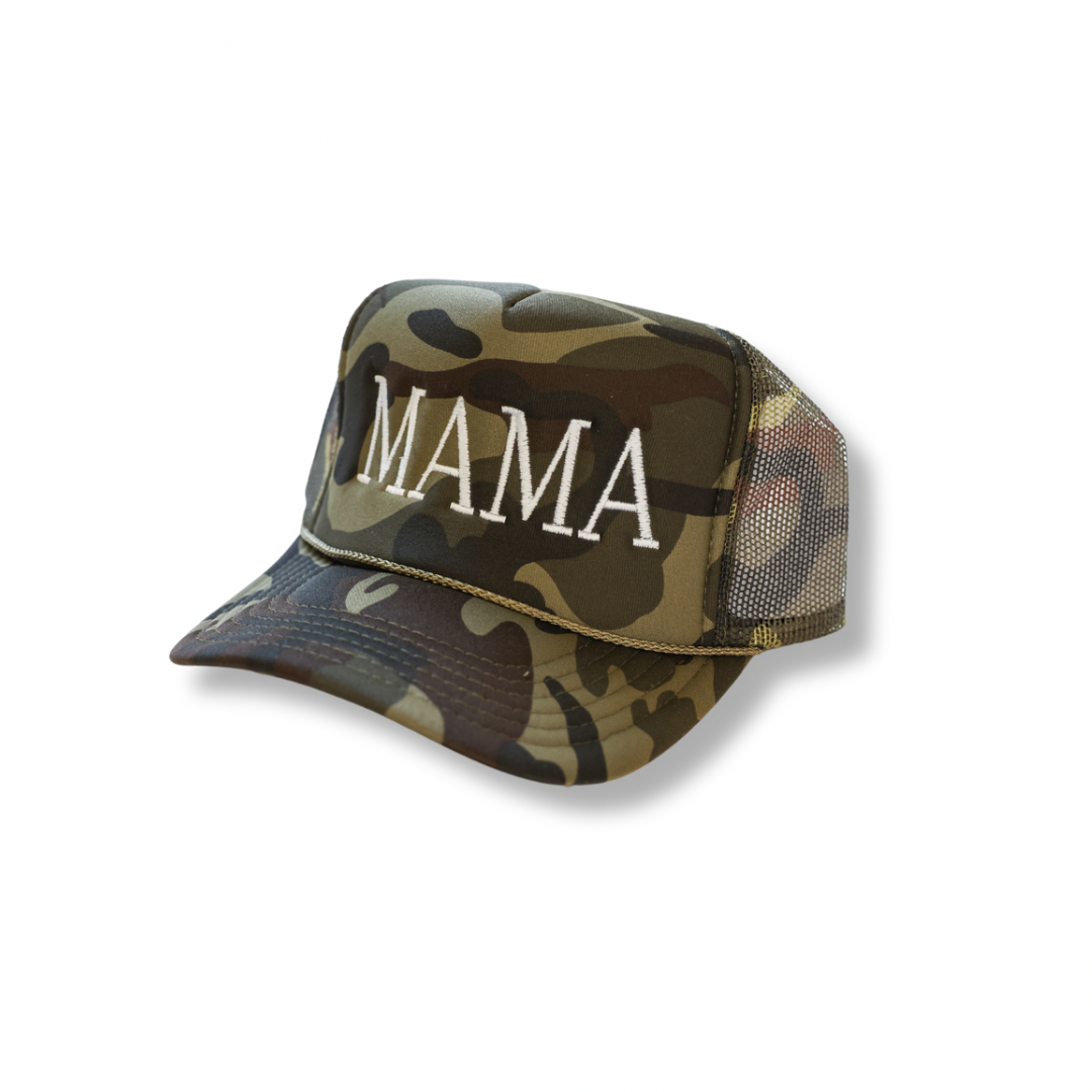 MAMA TRUCKER HAT // CAMO