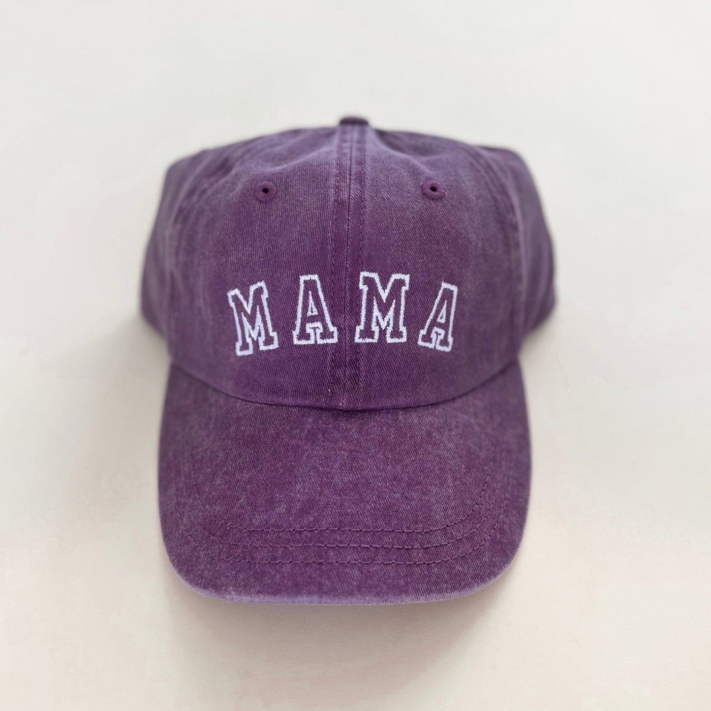 Mama Varsity Embroidered Baseball Cap