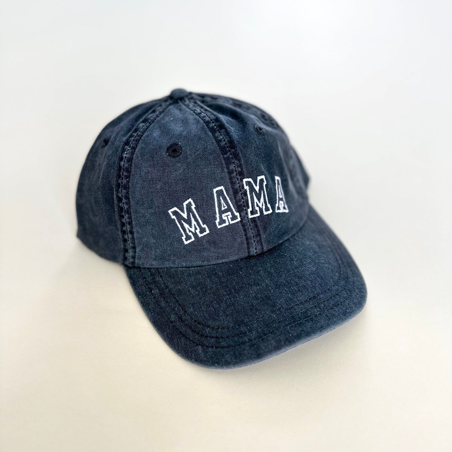 Mama Varsity Embroidered Baseball Cap